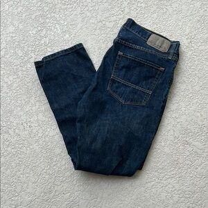 Men’s Nautica Dark Blue Straight Jeans Classic Comfort Size 36x32